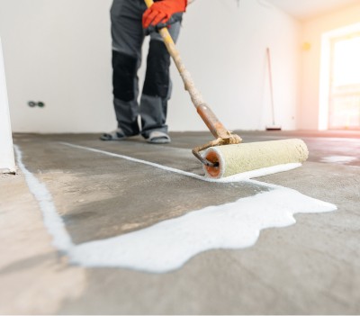 personal sealing a garage floor